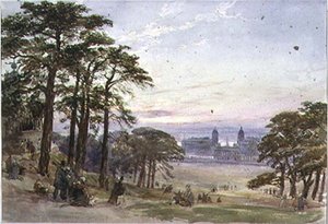 Greenwich Hospital from the Observatory by William Collingwood